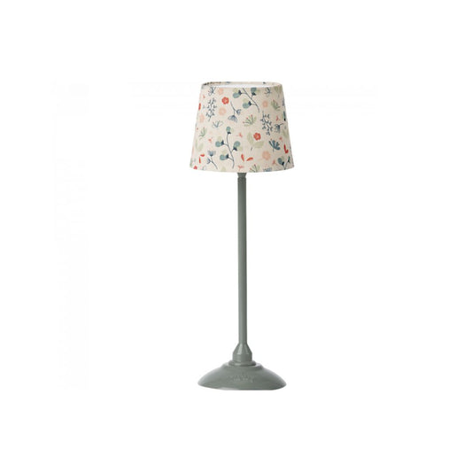 Maileg miniature floor lamp in mint