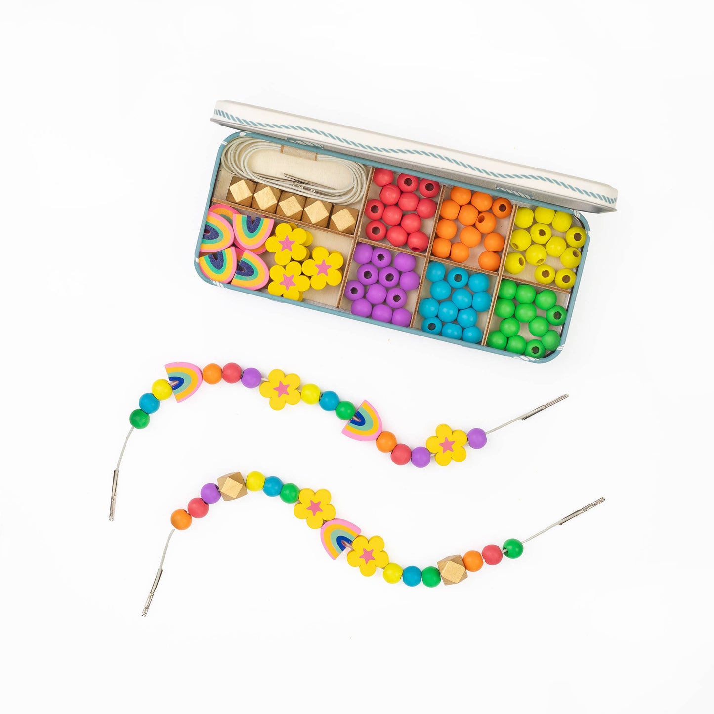 Cotton Twist (WE PREPAY ALL USA DUTIES) - Rainbow Bracelet Bead Kit