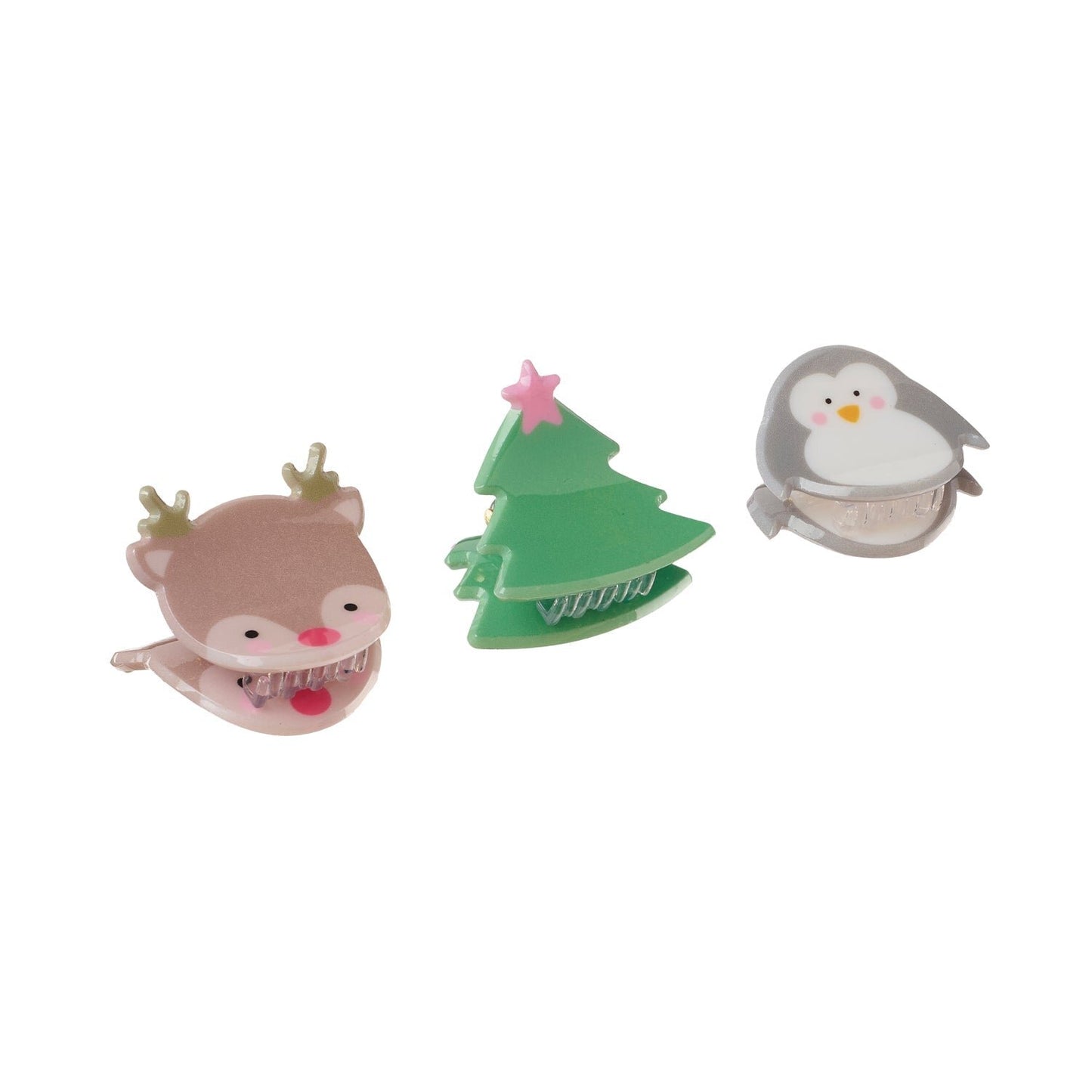 Rockahula Festive Christmas Claw Clips 3 Pack