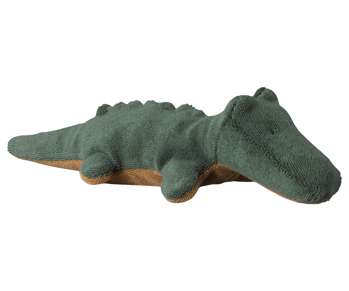 Maileg Safari friends, Crocodile, Mini - Forest green