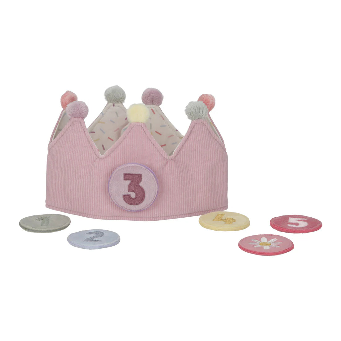 Little Dutch Birthday Crown with Numbers - Pink