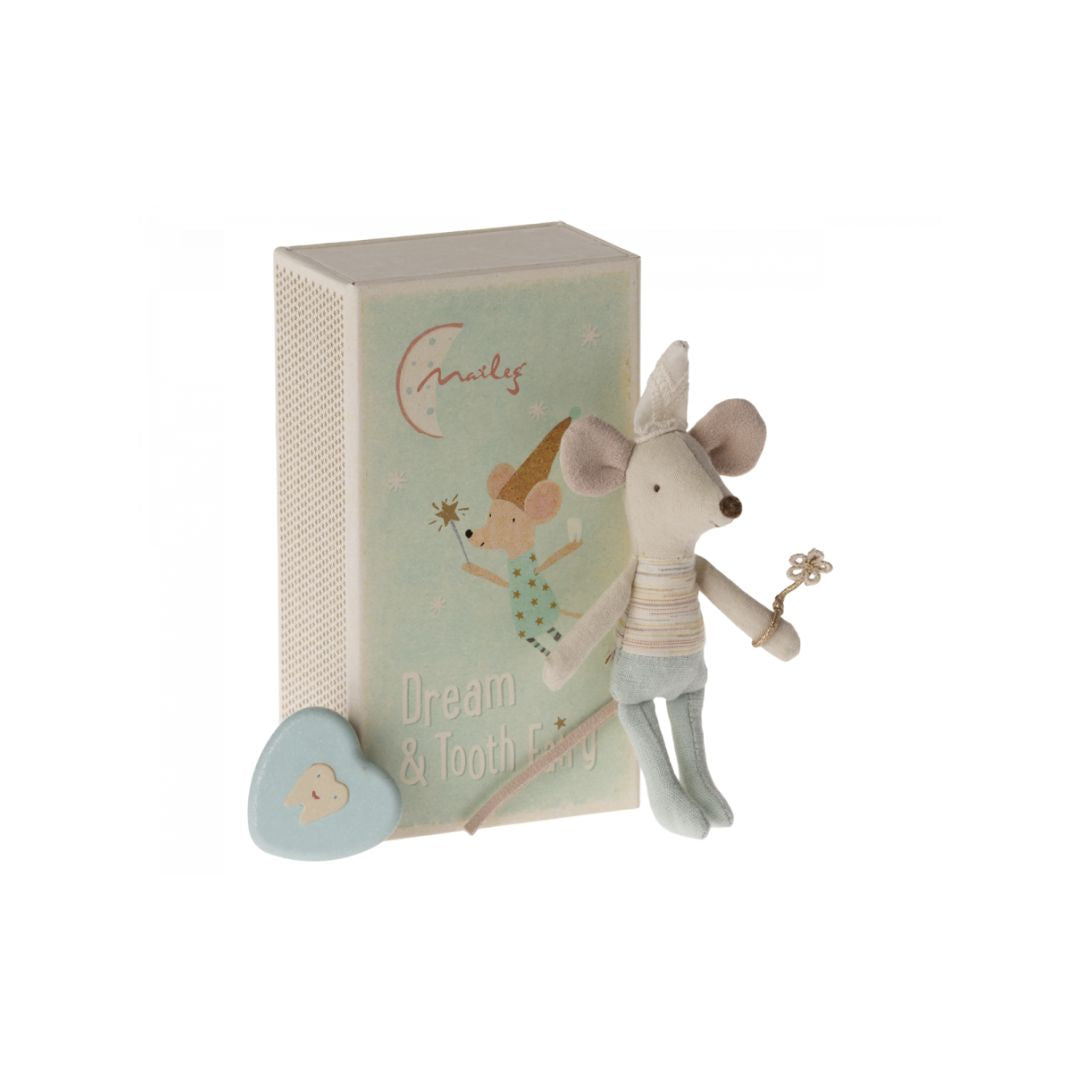 Maileg Tooth Fairy Mouse in a Matchbox, little brother