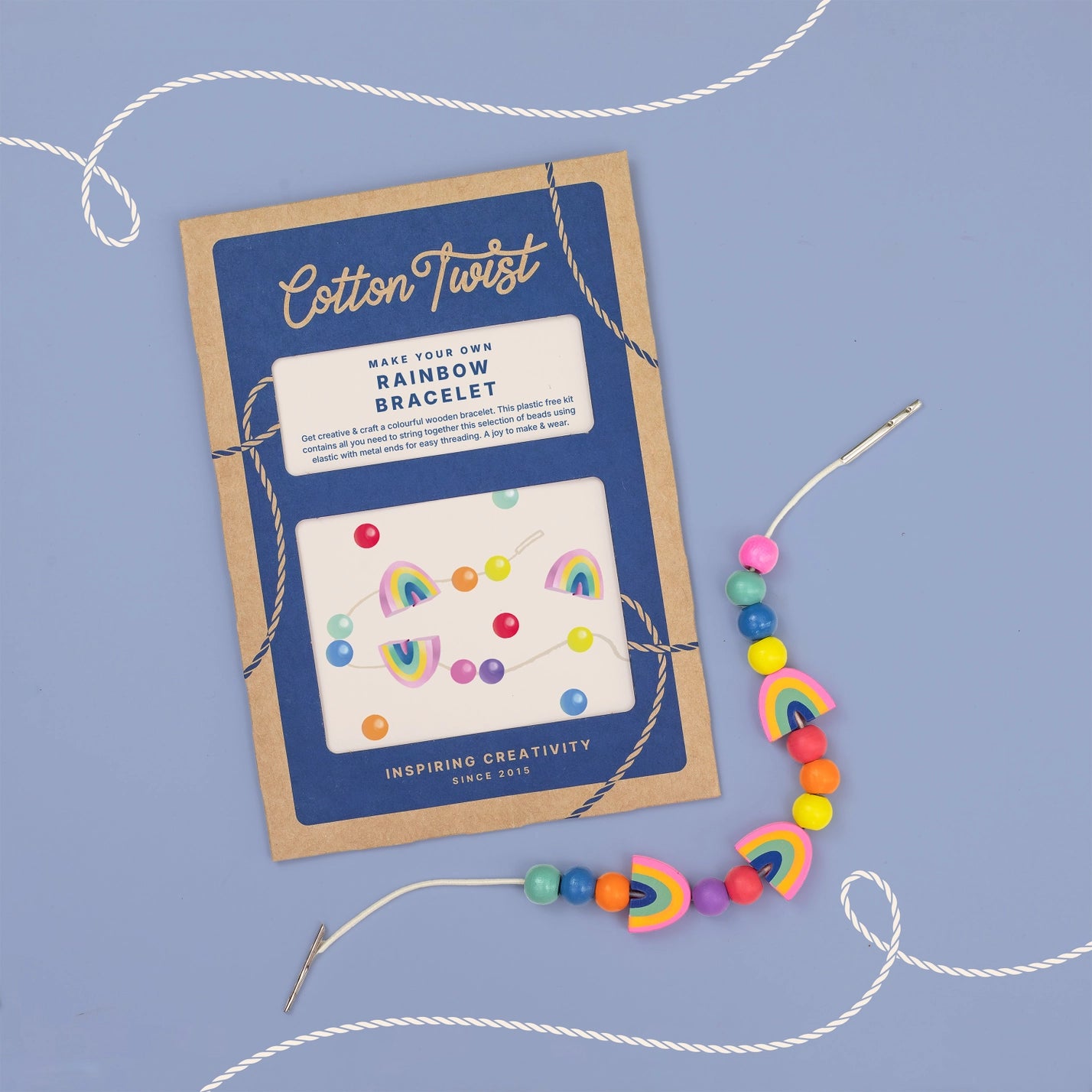 Cotton Twist Make Your Own Rainbow Bracelet