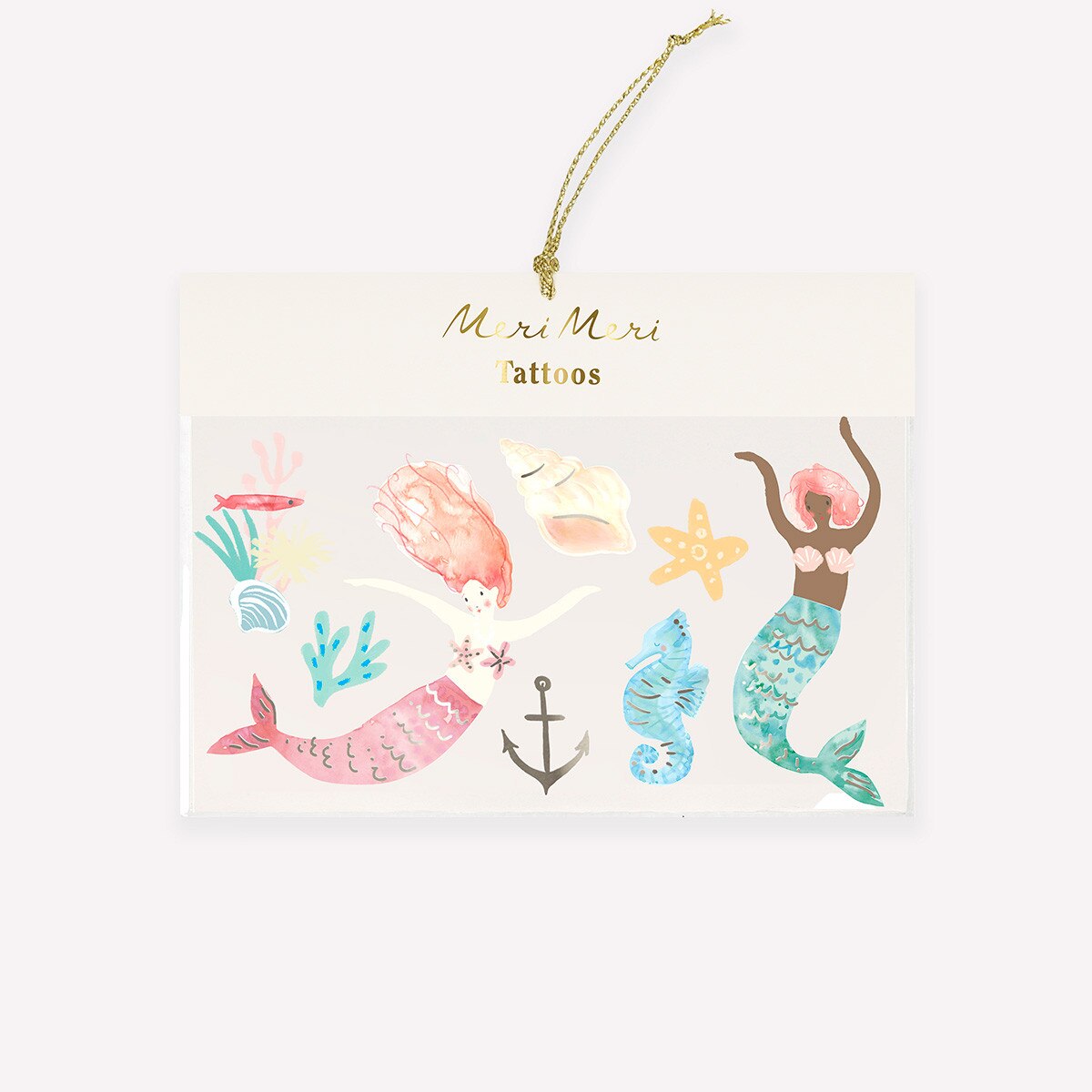 Meri Meri Mermaid Large Temporary Tattoos