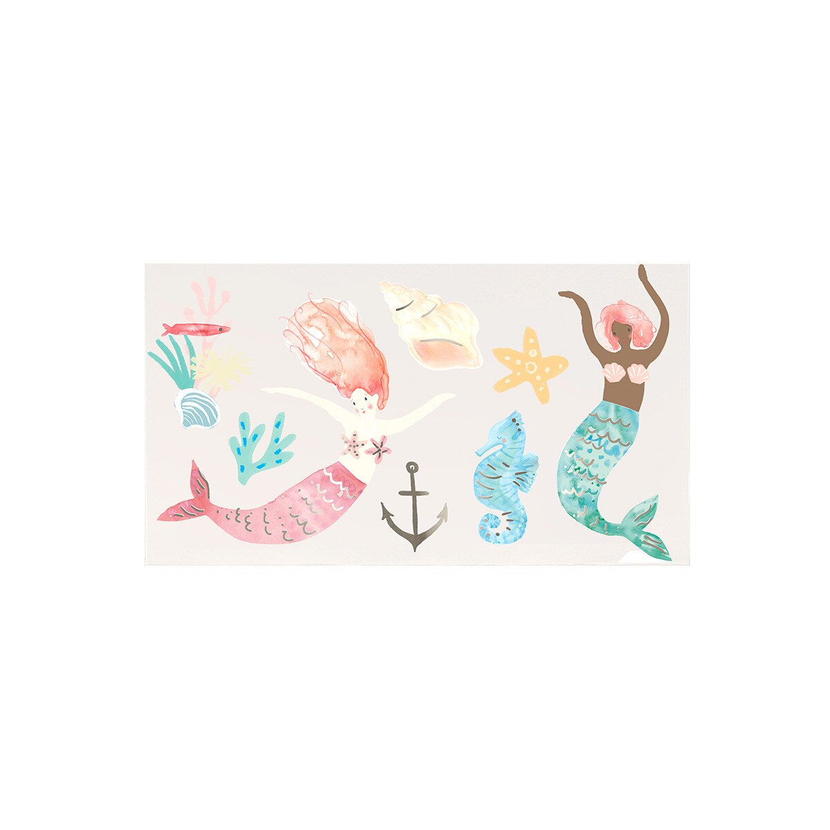 Meri Meri Mermaid Large Temporary Tattoos