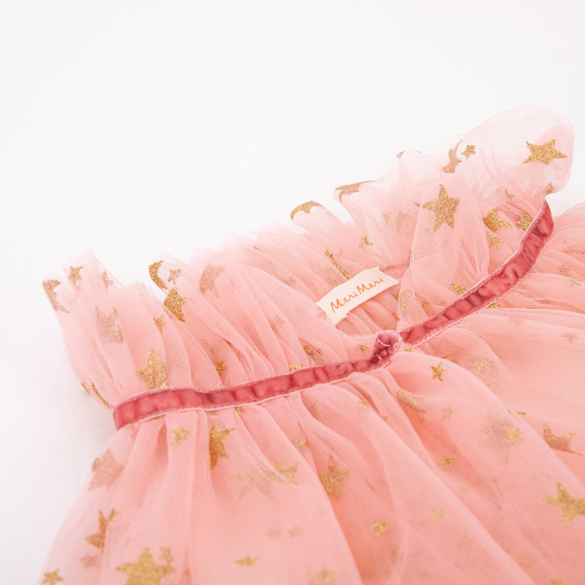 Meri Meri Pink Star Tulle Cape