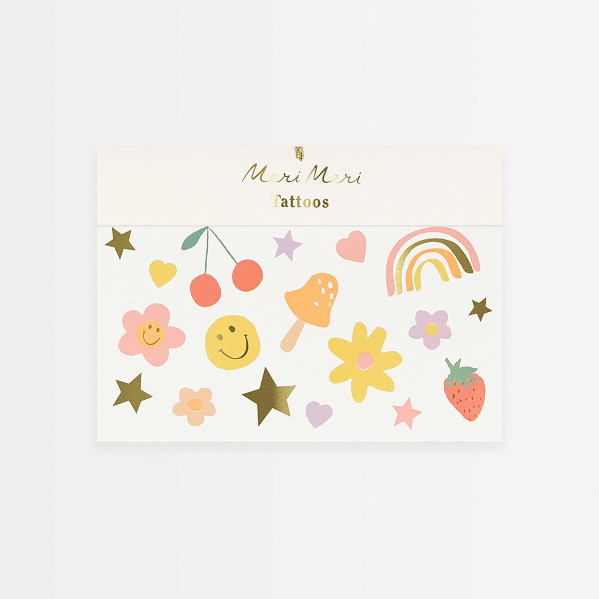 Meri Meri Happy Icons Temporary Tattoos