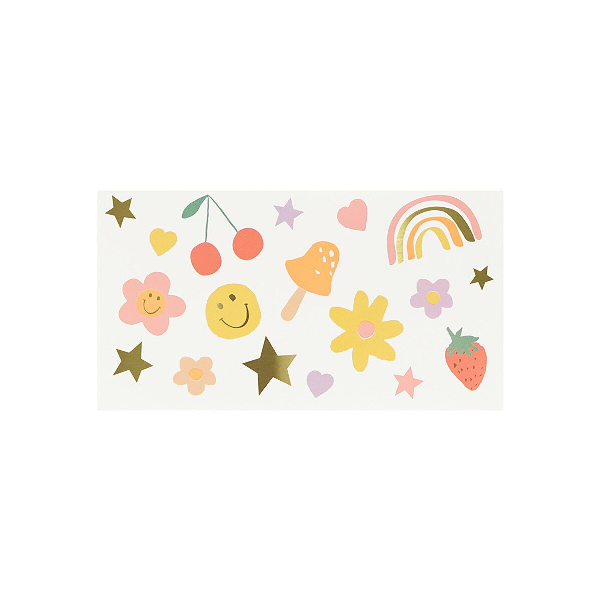 Meri Meri Happy Icons Temporary Tattoos