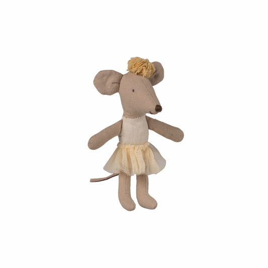 Maileg Ballerina mouse, Little sister - Off White