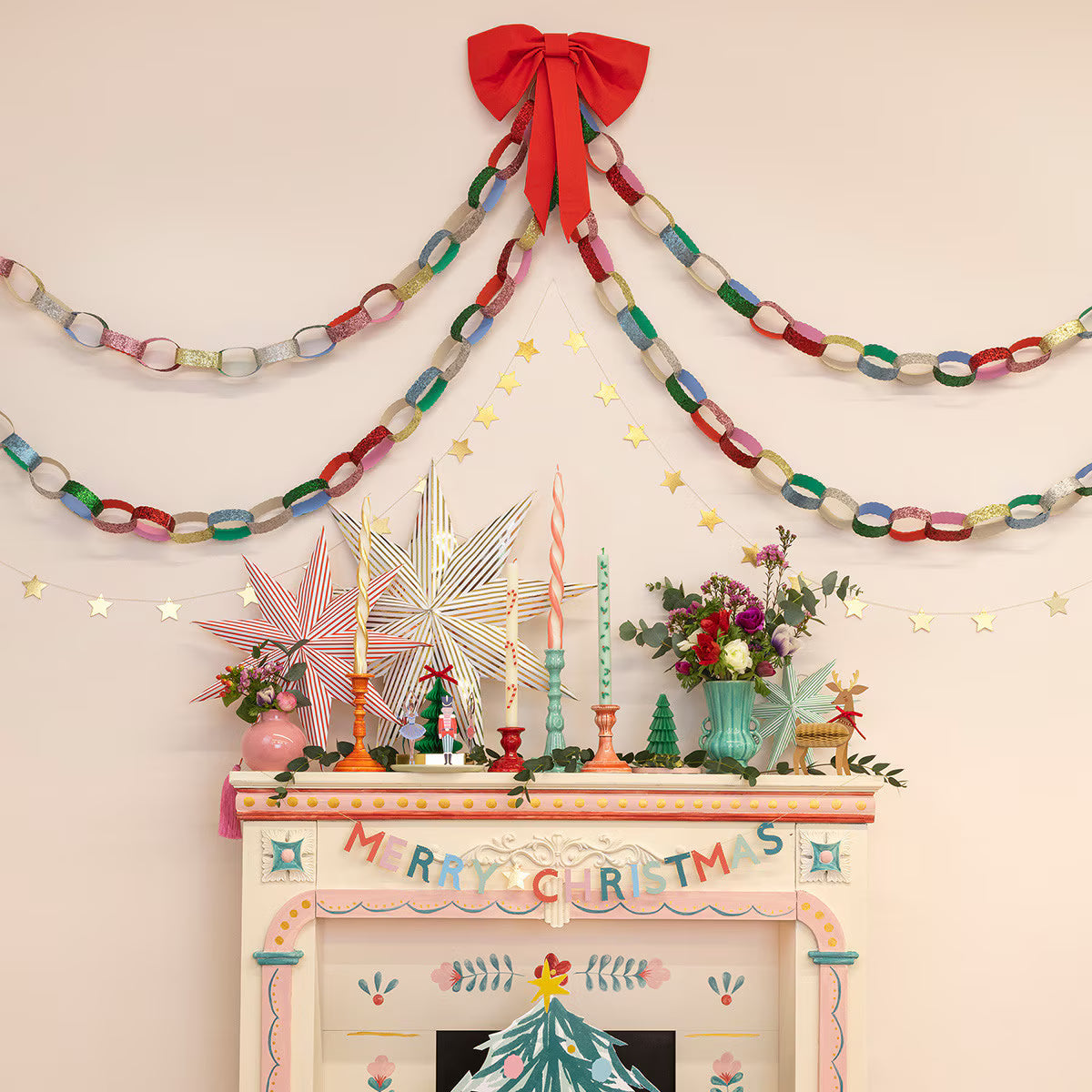 Meri Meri Merry Christmas Mini Matchbox garland set
