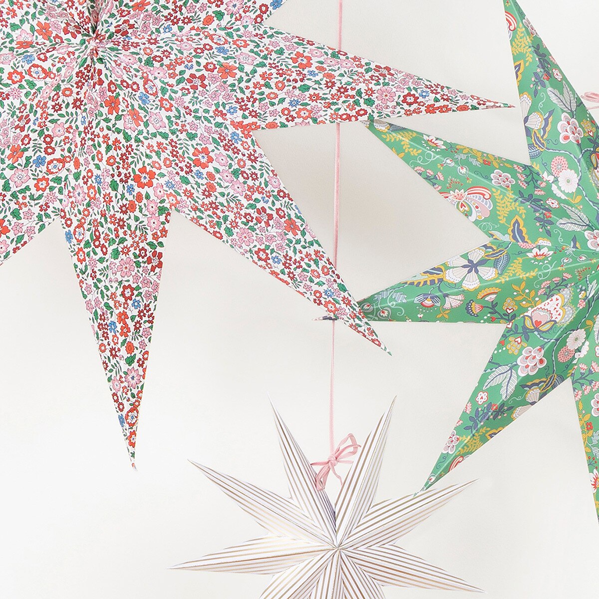 Meri Meri x Liberty Star Decorations (x 3)