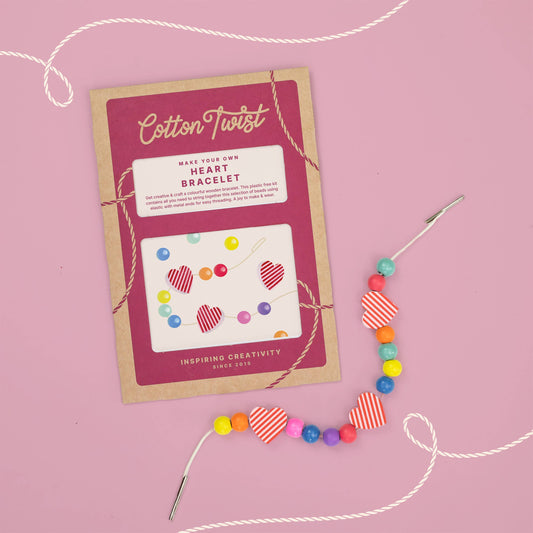 Cotton Twist Make Your Own Heart Bracelet