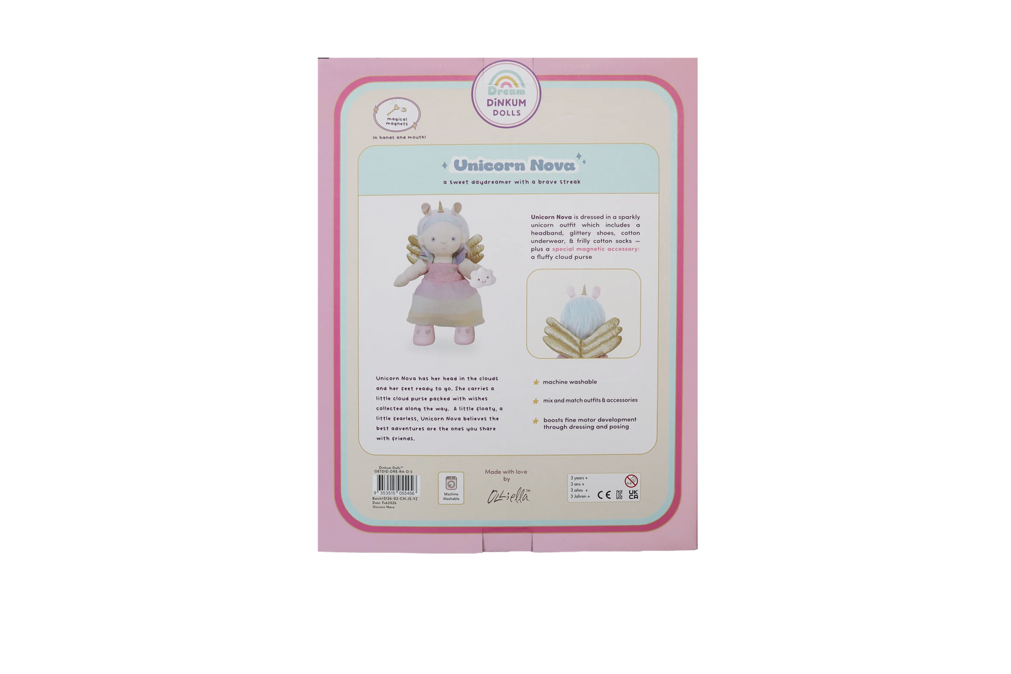 Olli Ella Dinkum Doll - Unicorn Nova