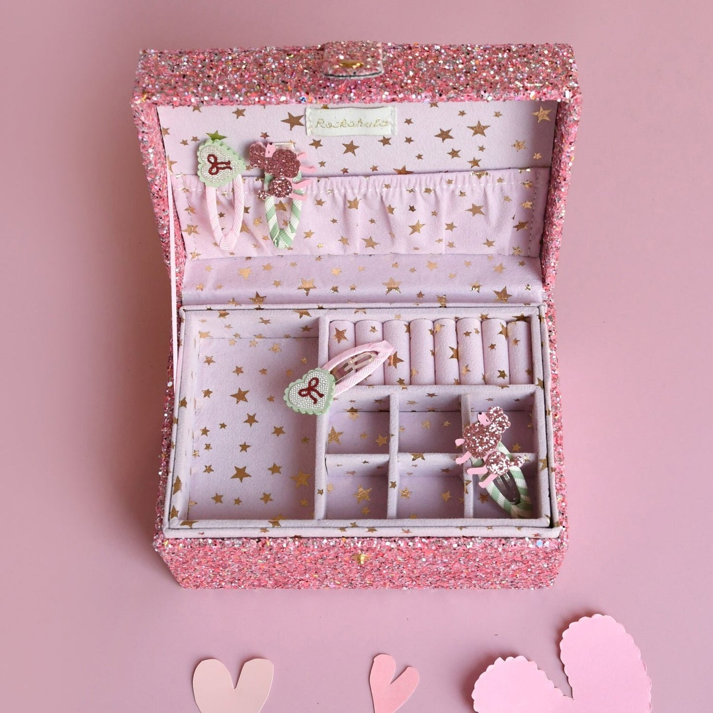 Rockahula Confetti Glitter Large Jewellery Box