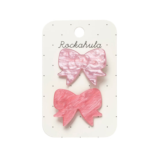 Rockahula Pretty in Pink Acetate Bow Clips