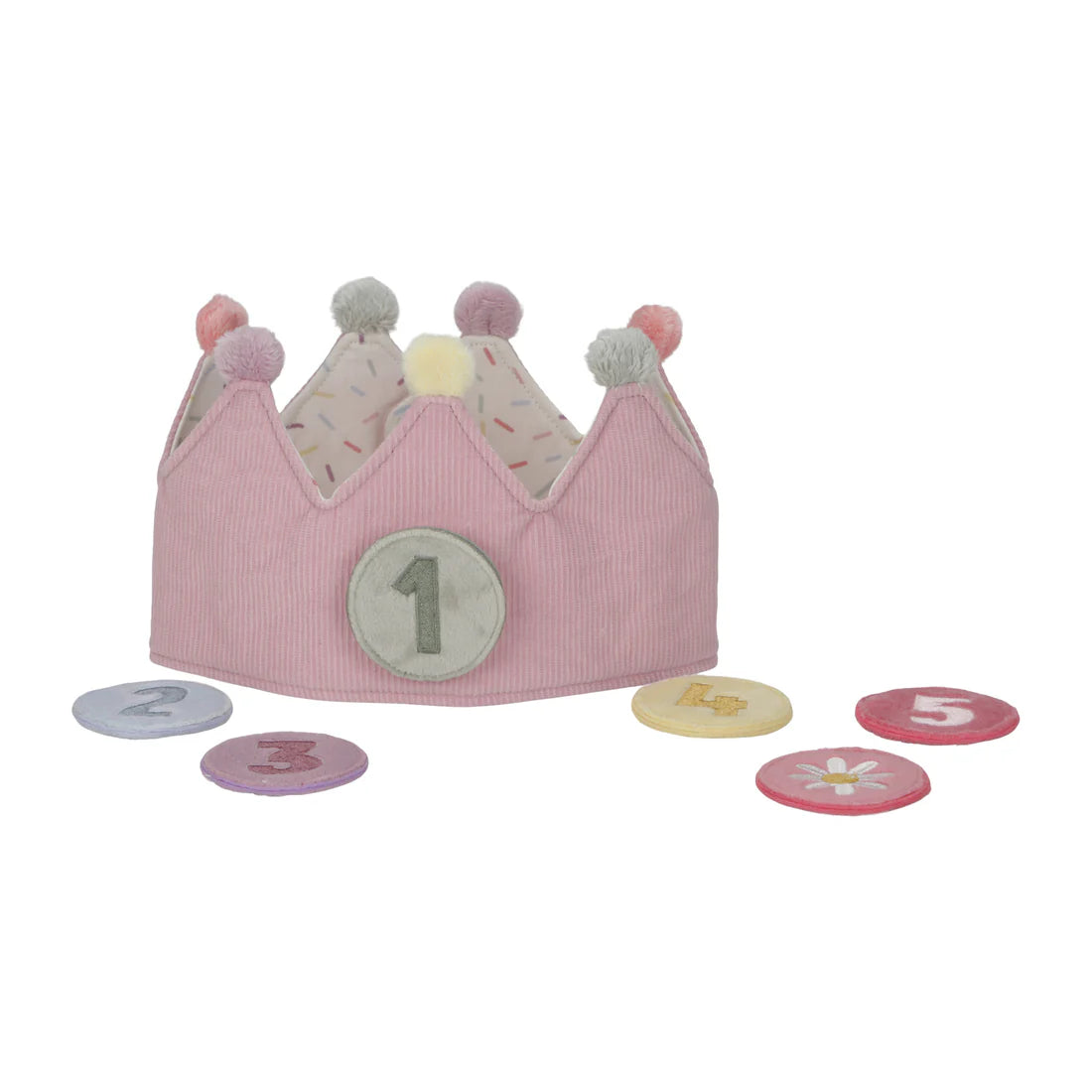 Little Dutch Birthday Crown with Numbers - Pink
