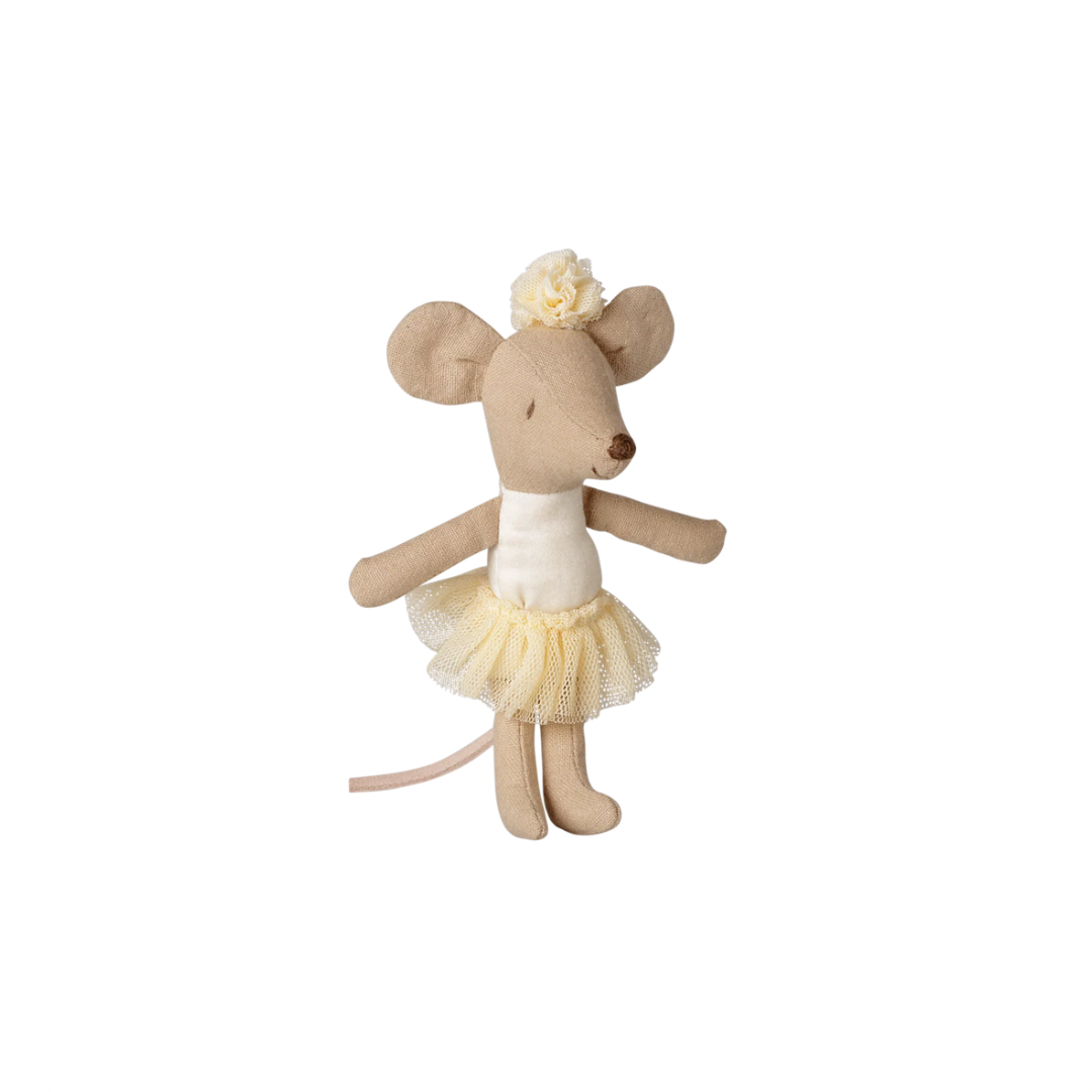 Maileg  Ballerina mouse, Little sister - Off white