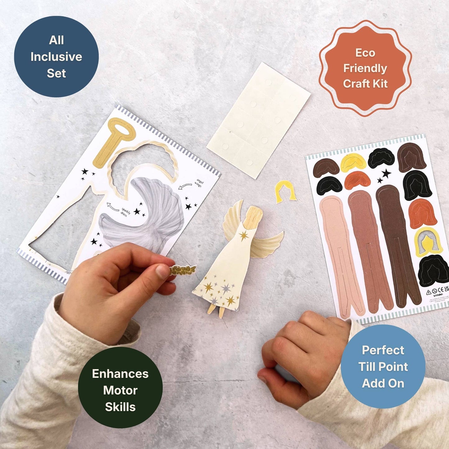 Cotton Twist - Make Your Own Angel Peg Doll