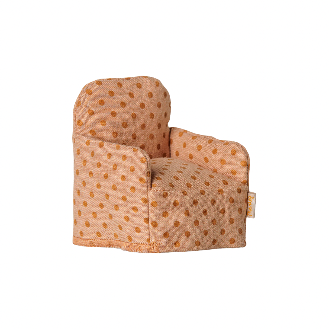 Maileg Folding chair, Mouse - Dots