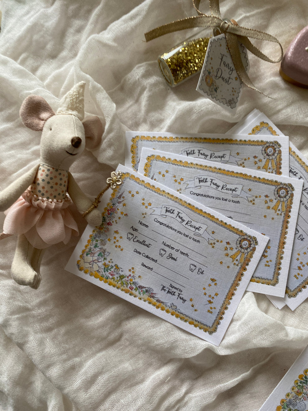 Tooth Fairy Mini Receipt Cards - Starter Pack – Mouse in a Box