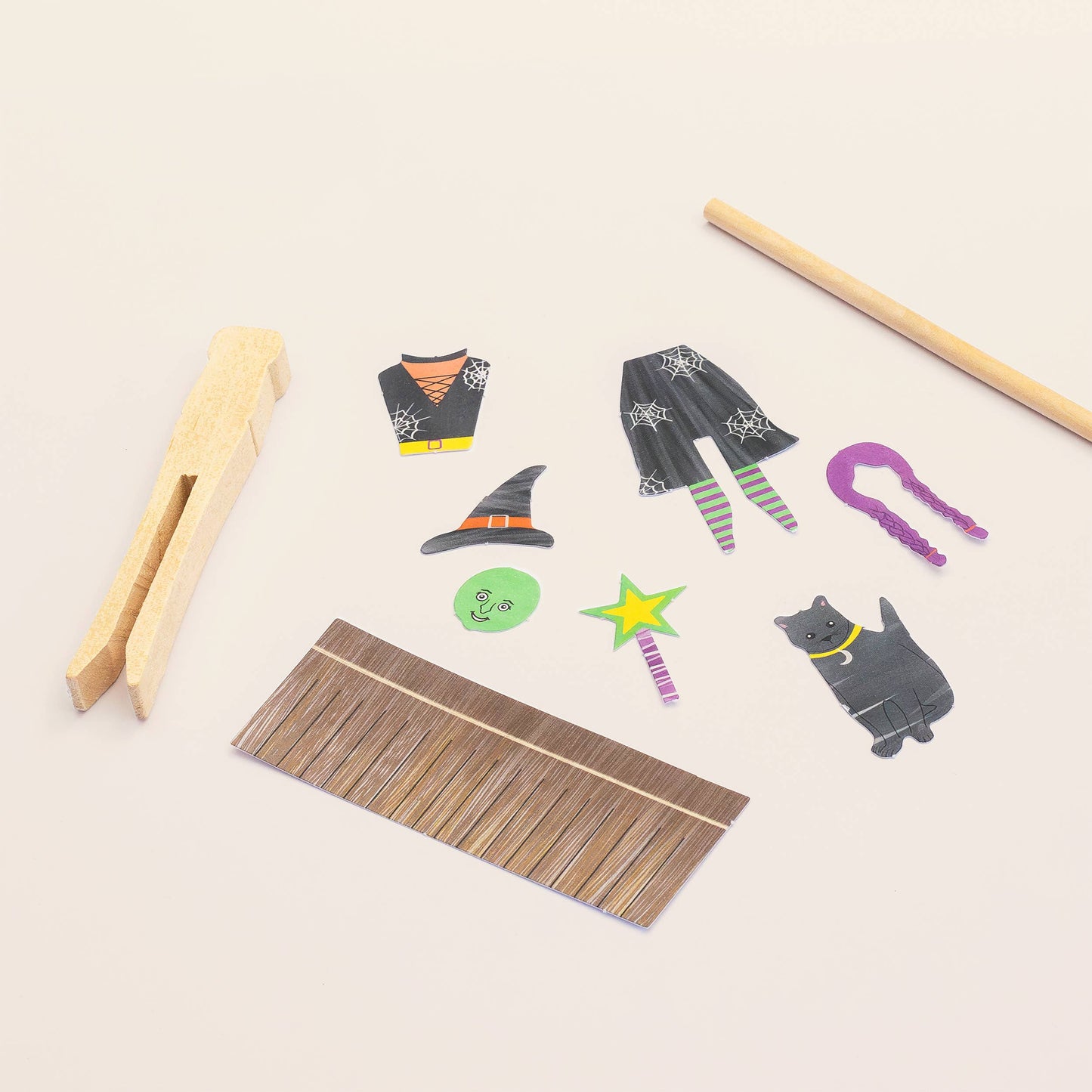 Cotton Twist - Make Your Own Witch Peg Doll