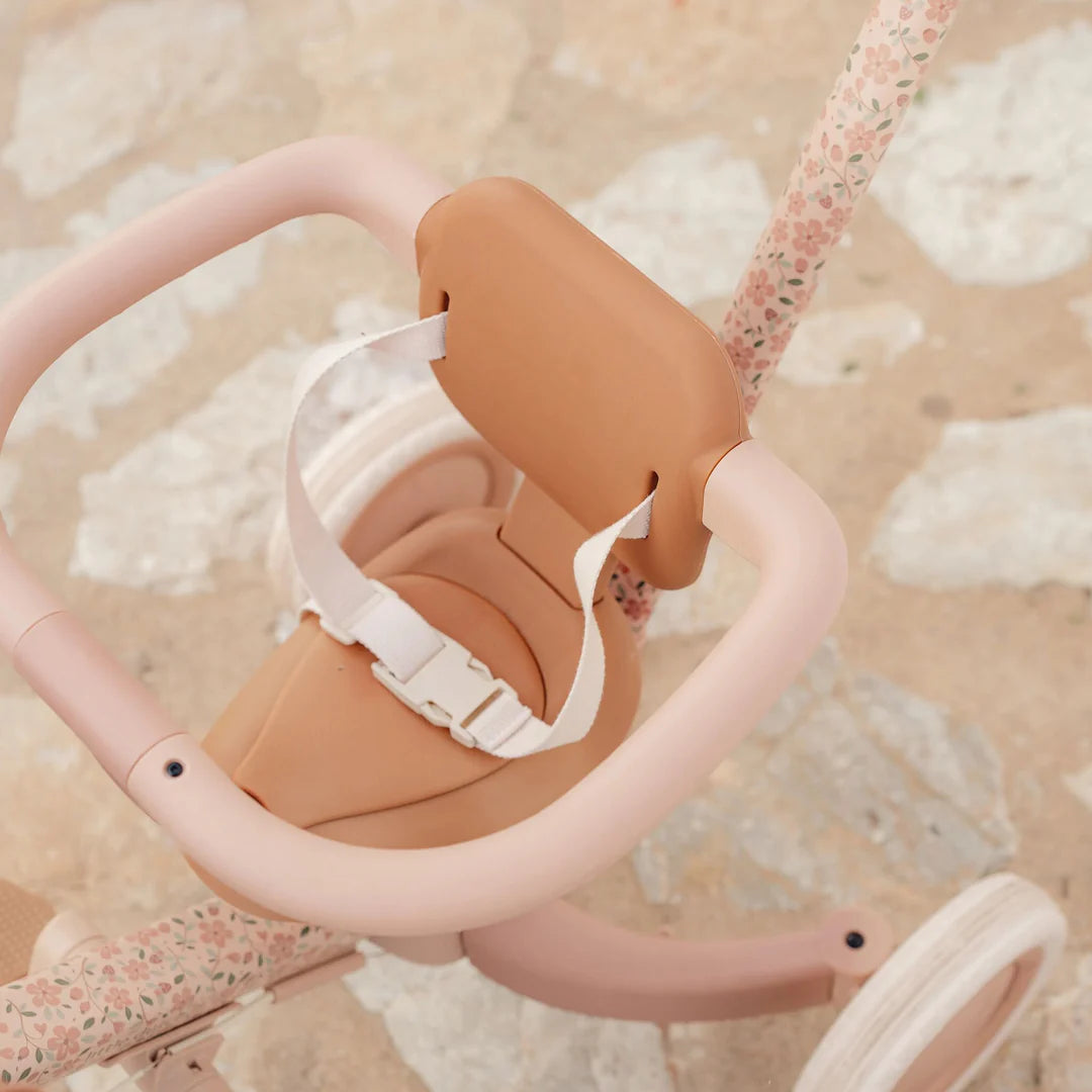 Little Dutch 4 in 1 Tricycle with push bar Fairy Floral