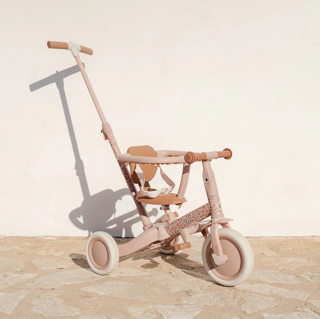 Little Dutch 4 in 1 Tricycle with push bar Fairy Floral