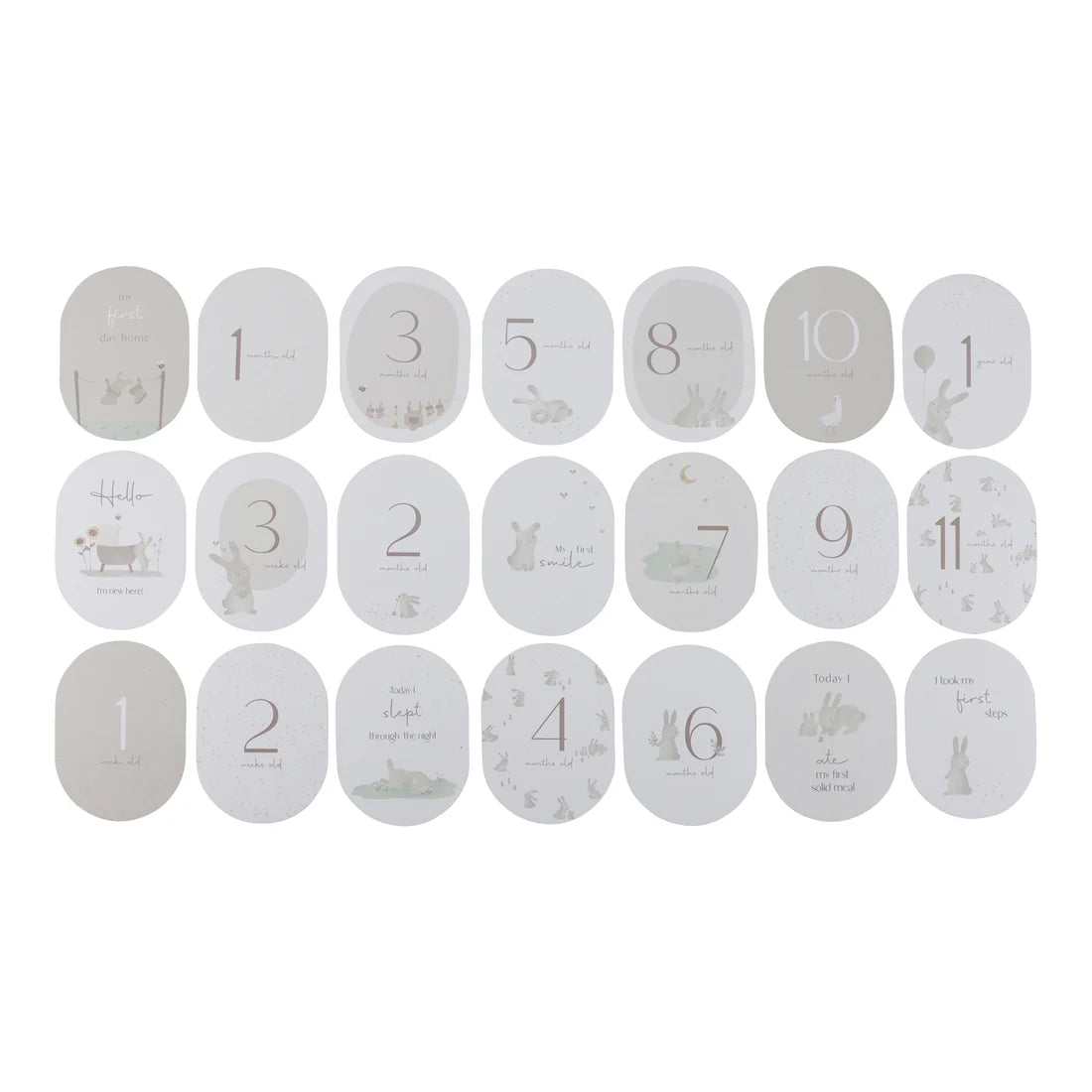 Little Dutch Baby Milestone Cards - Baby Bunny