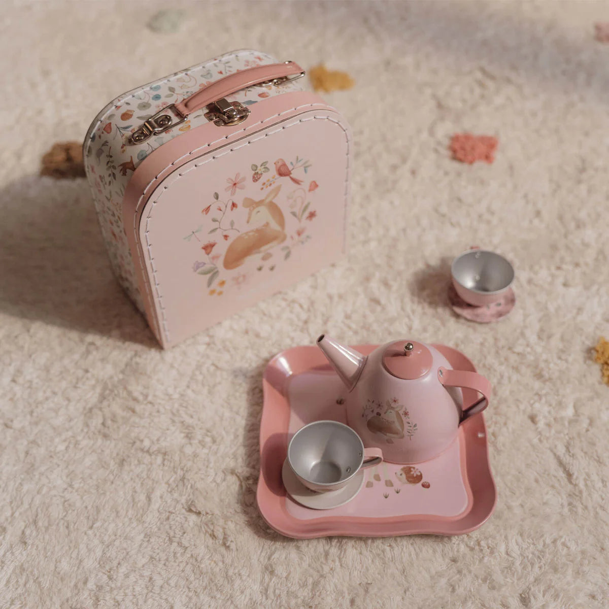 Little Dutch Fairy Garden Tea Set In Suitcase