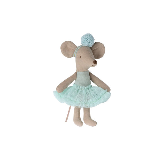 Maileg FW23 Ballerina little sister mouse with mint tutu dress