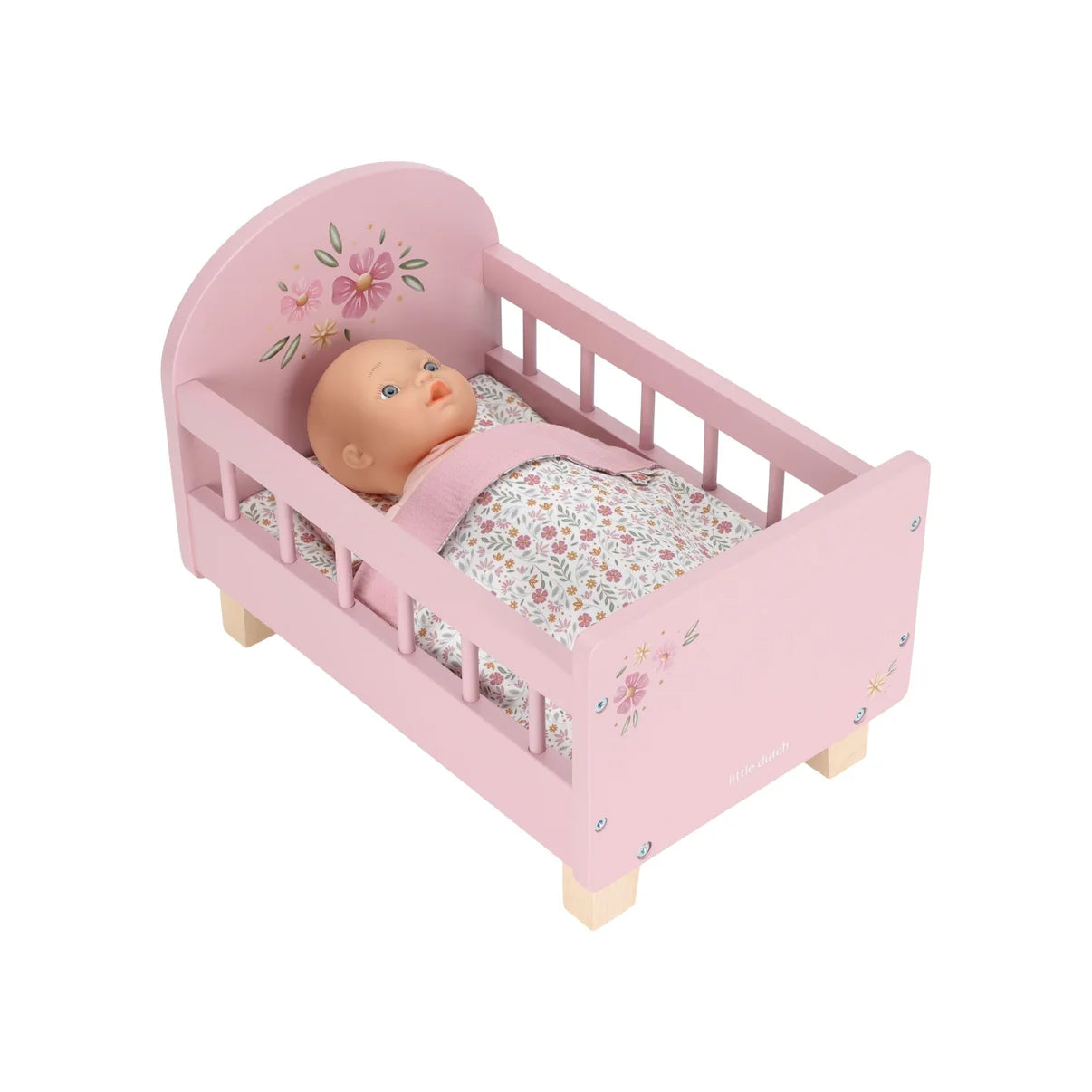 Little Dutch Wooden doll bed