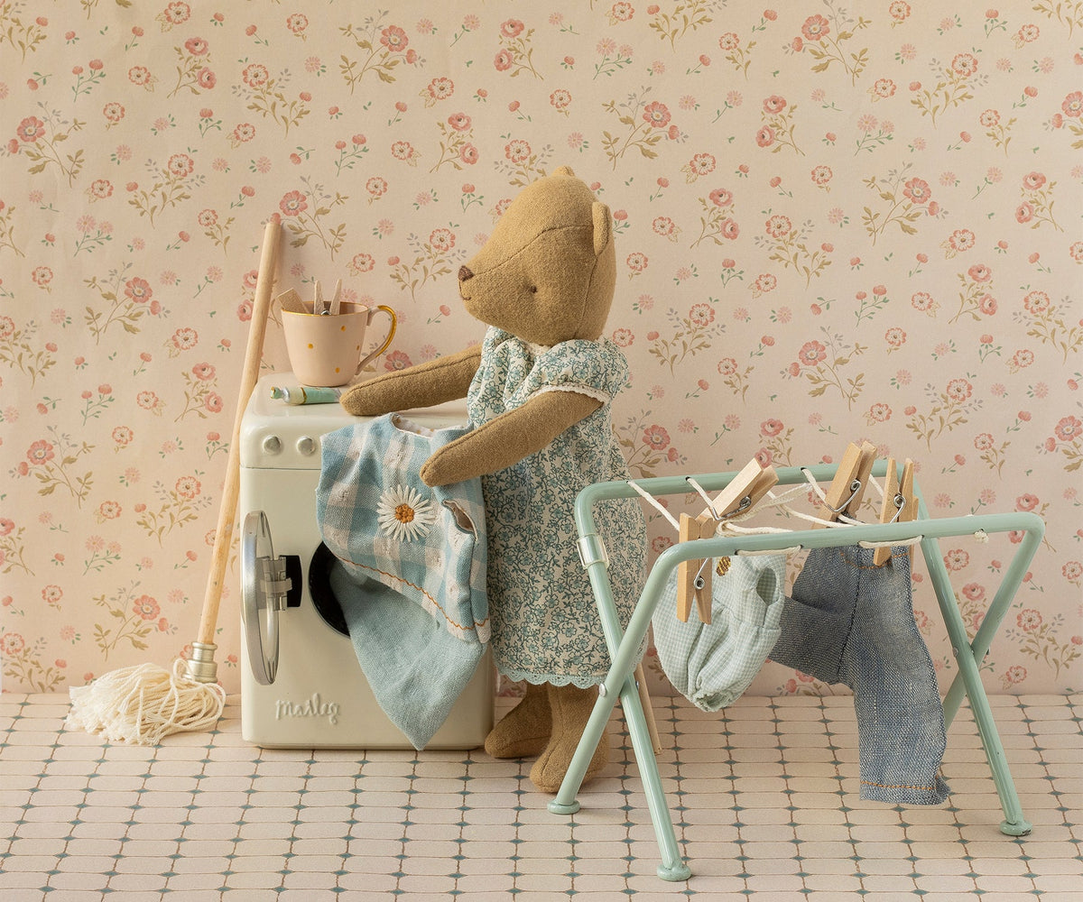 Maileg Drying rack w. pegs, Miniature