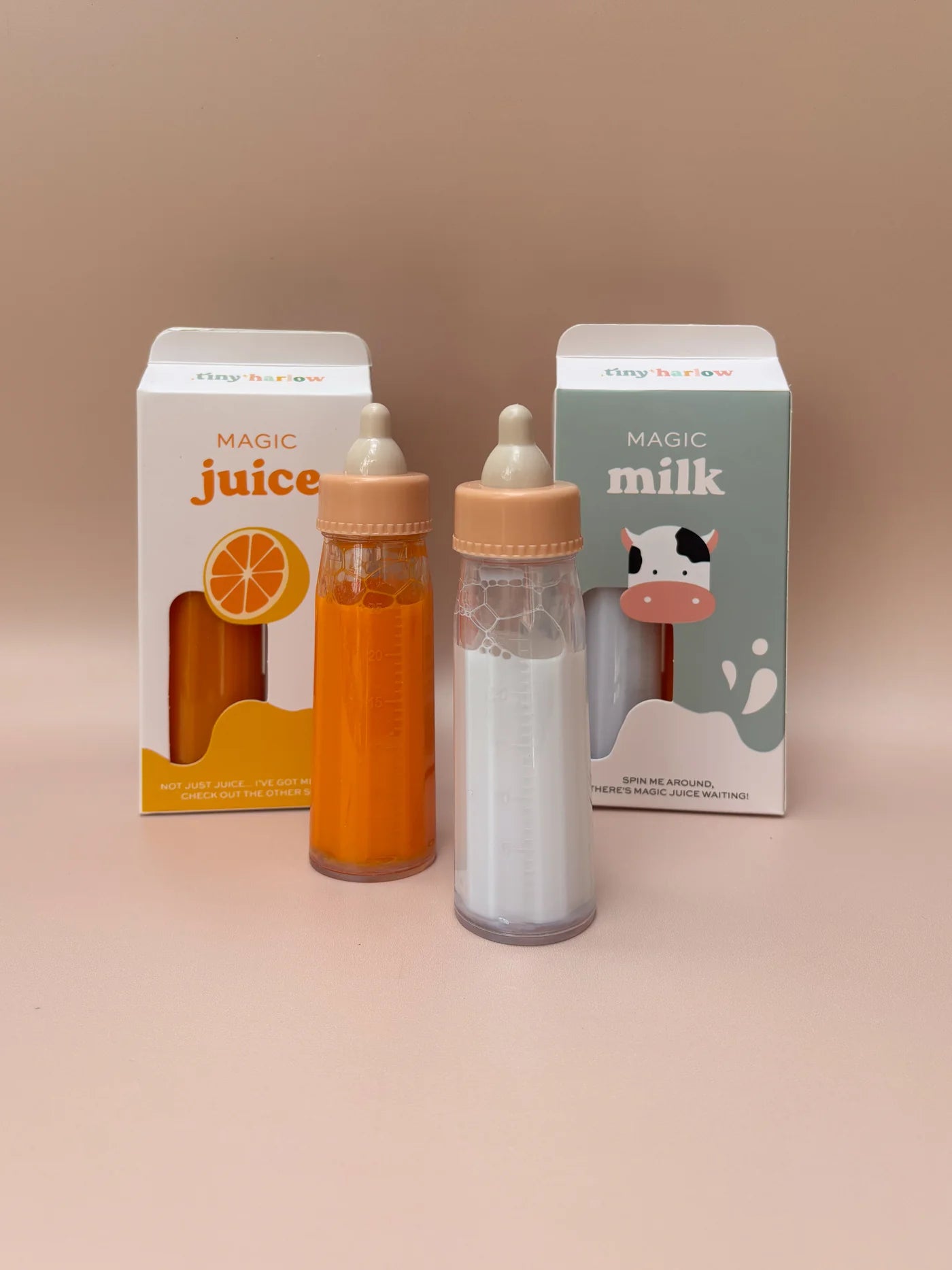 Tiny Harlow Tiny Tummies Magic Milk & Juice Bottles
