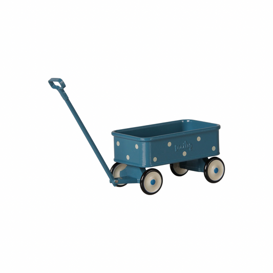 Maileg Wagon, Mouse - Blue