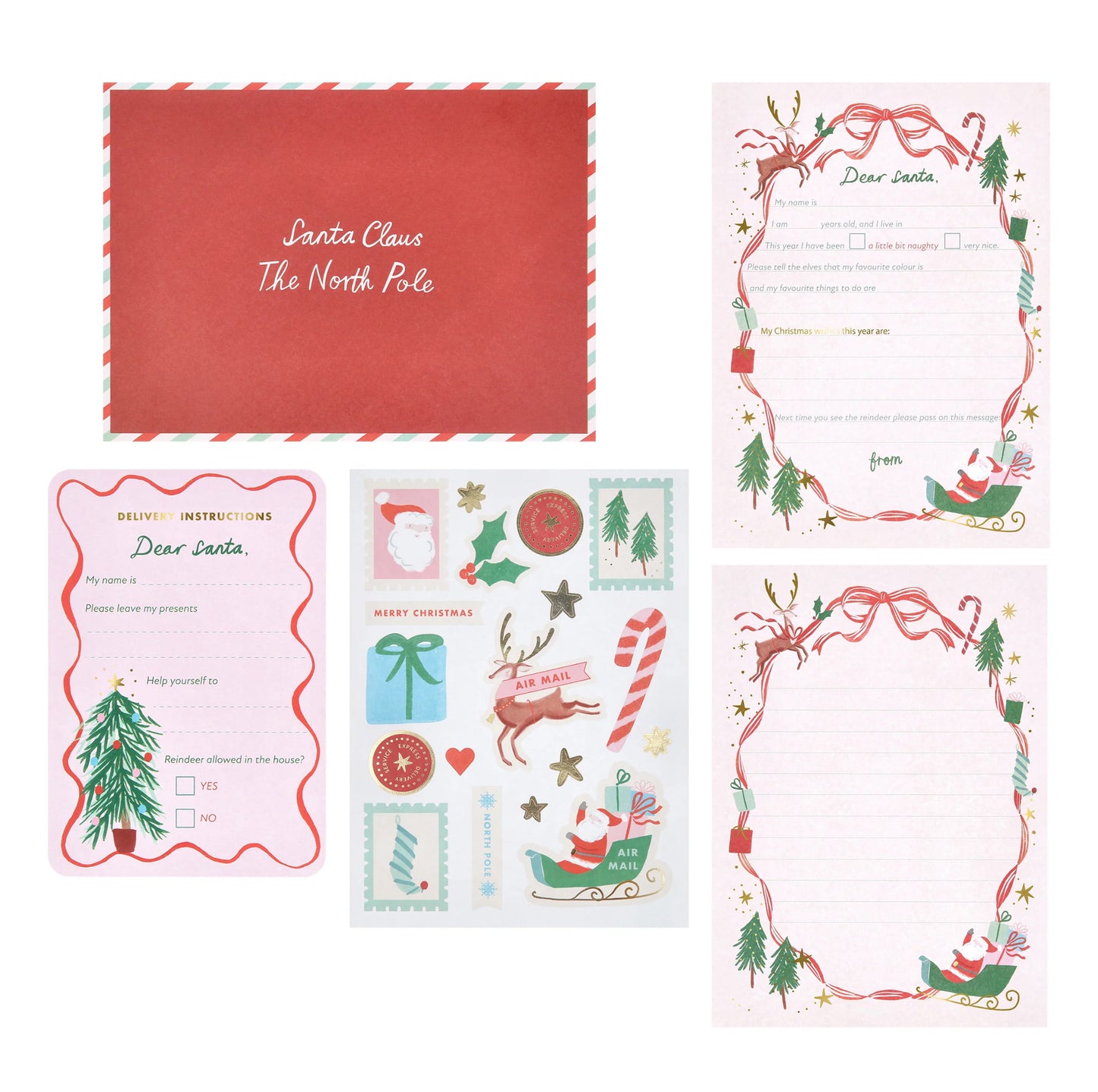 Meri Meri Letter to Santa Kit