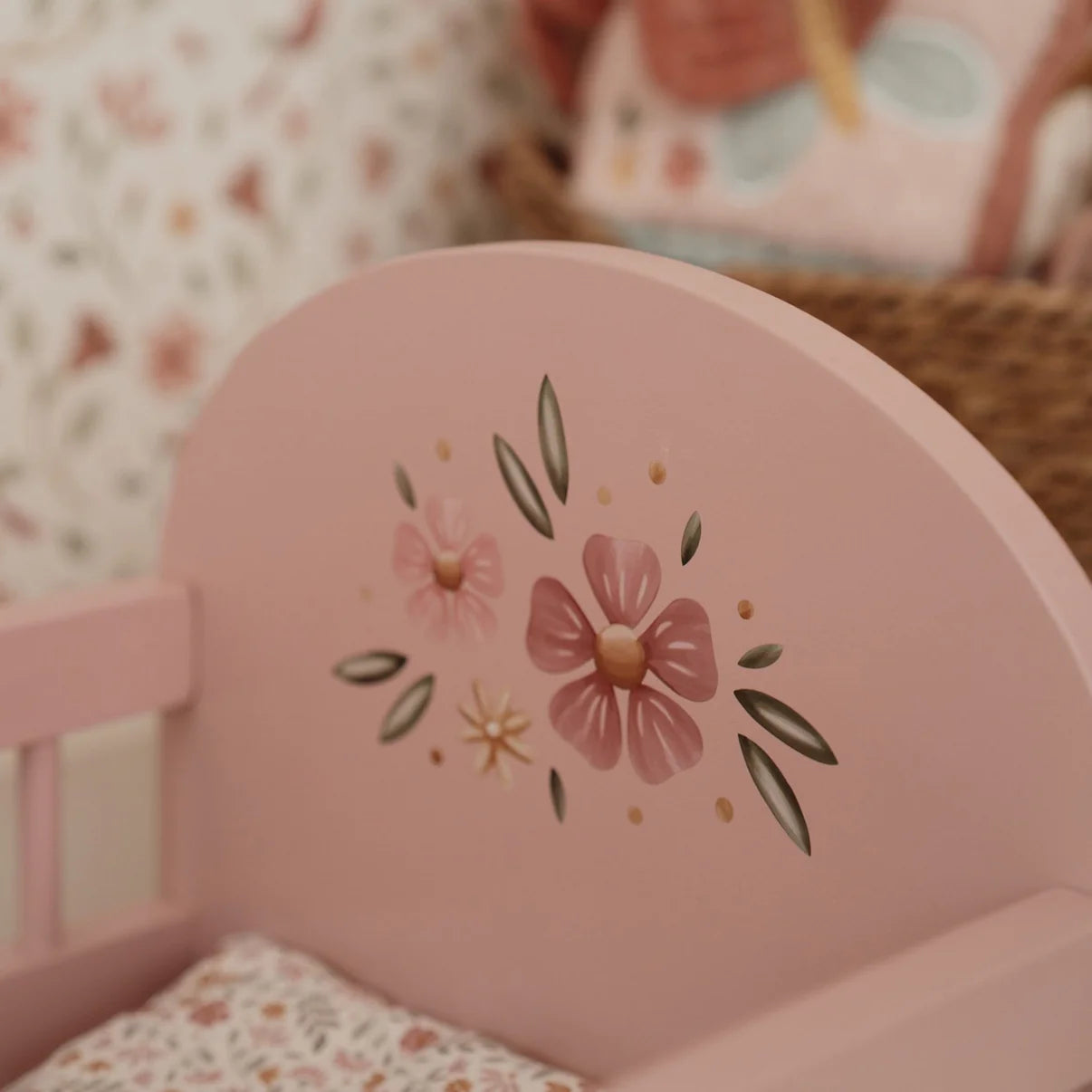 Little Dutch Wooden doll bed