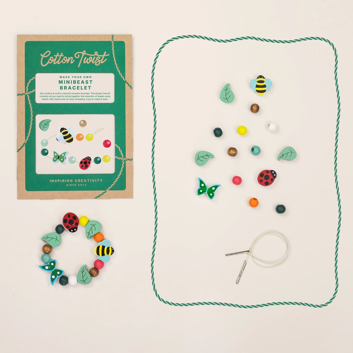 Cotton Twist Make Your Own Minibeast Bracelet