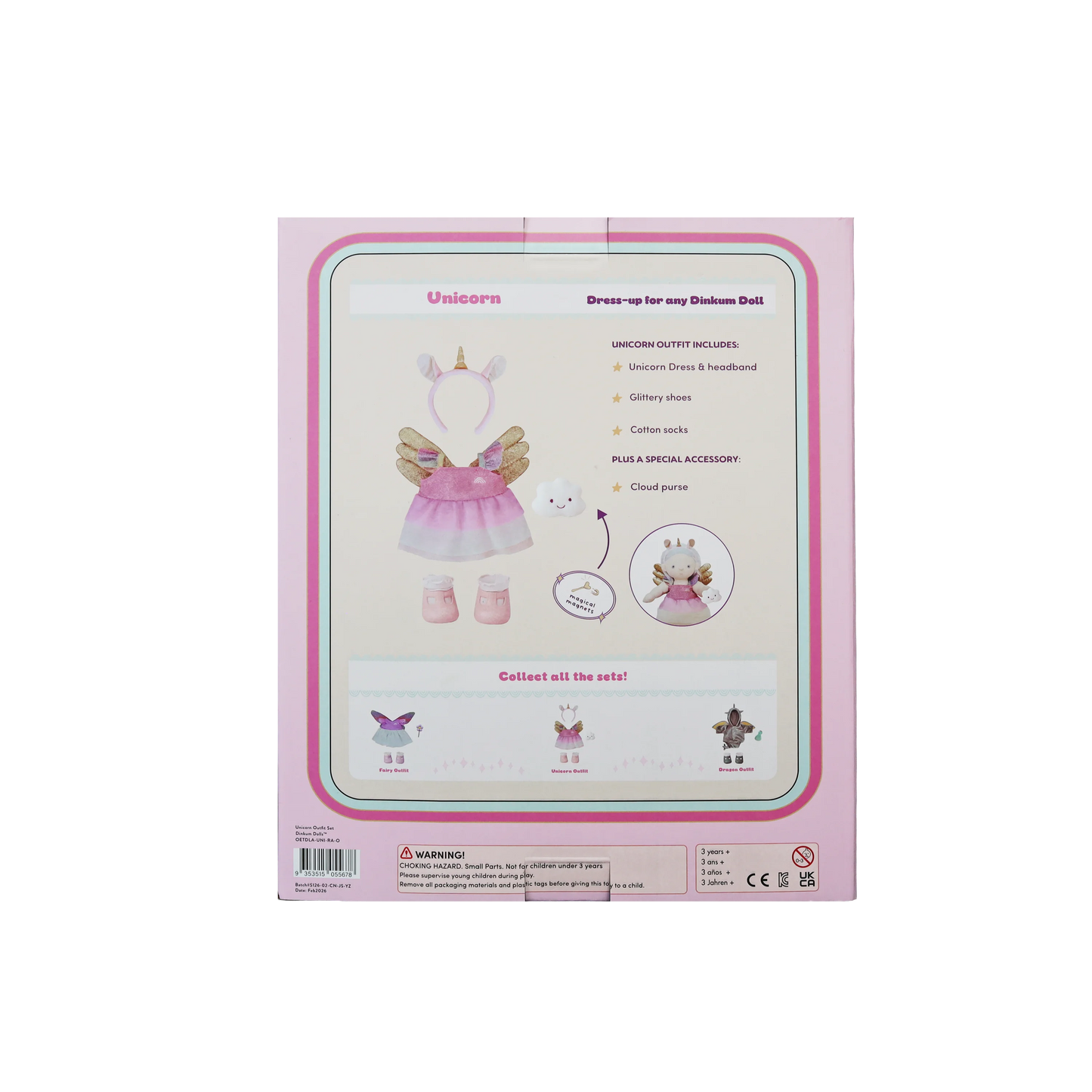 Dinkum Dolls by Olli Ella Unicorn Dinkum Outfit