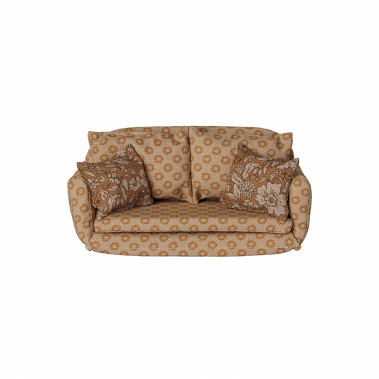 Maileg Sofa bed, Mouse, Large - Ocher