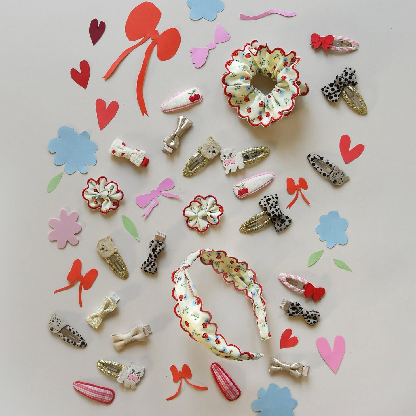 Rockahula Martha Ditsy Scallop Bow Clips