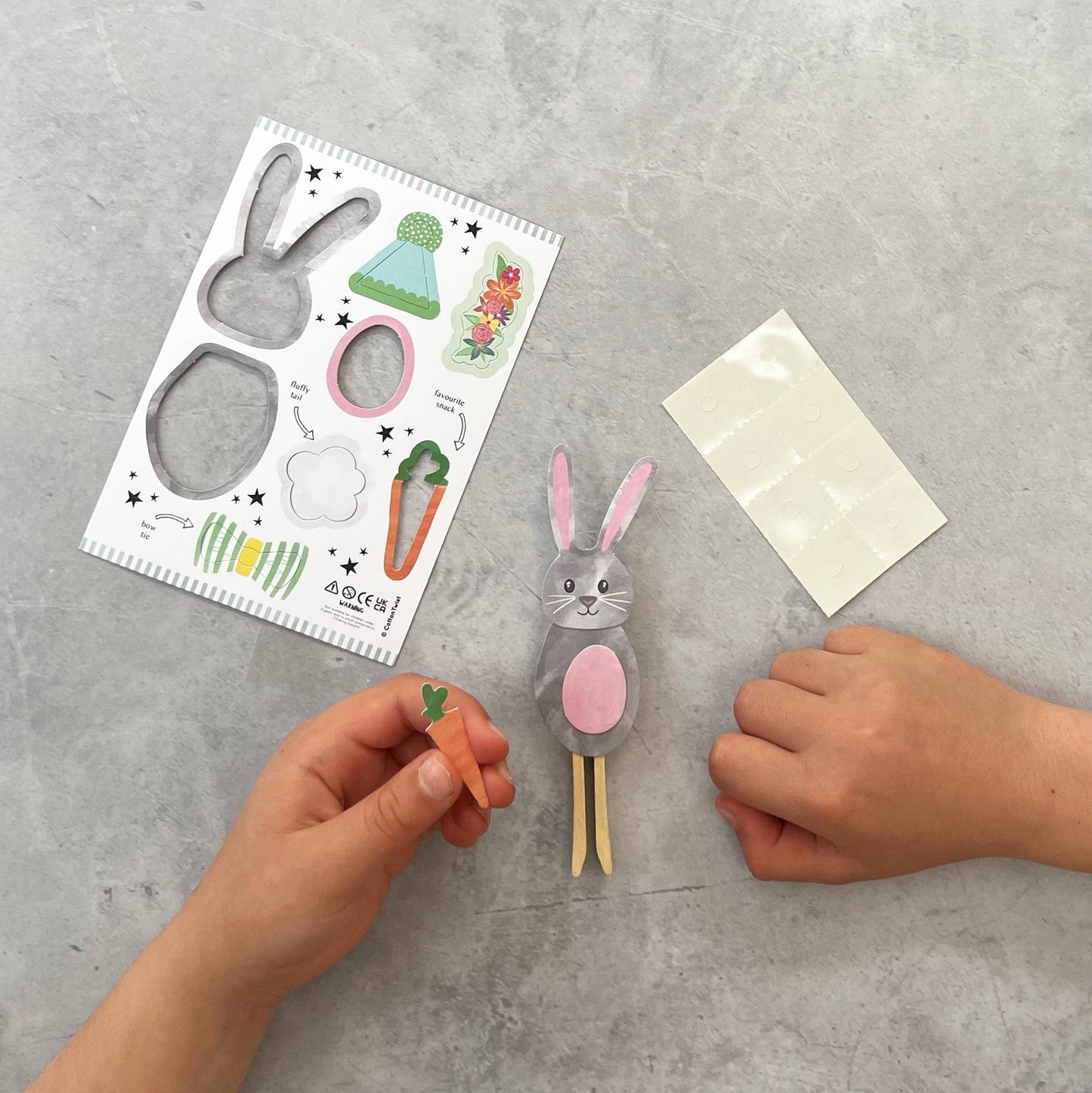 Cotton Twist Make Your Own Bunny Peg Doll Kit
