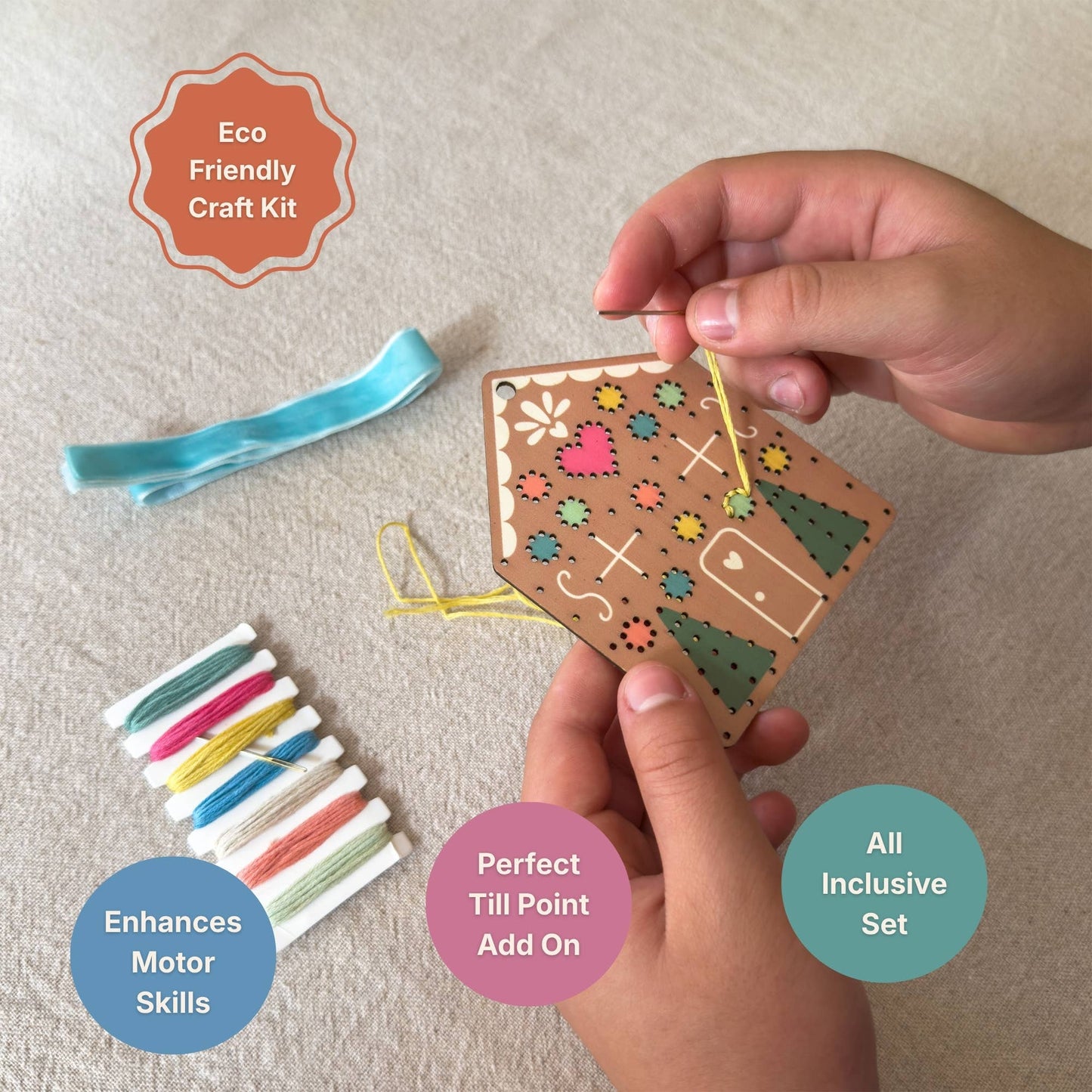 Cotton Twist - Make Your Own Stitched Gingerbread House
