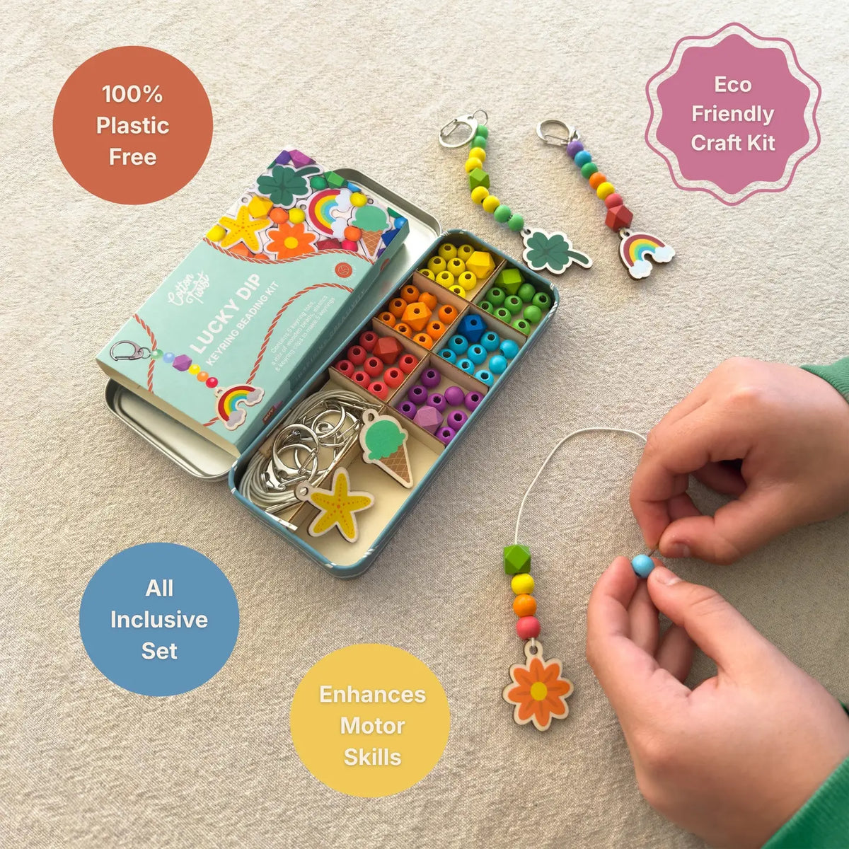 Cotton Twist Lucky Dip Keyring Making Kit