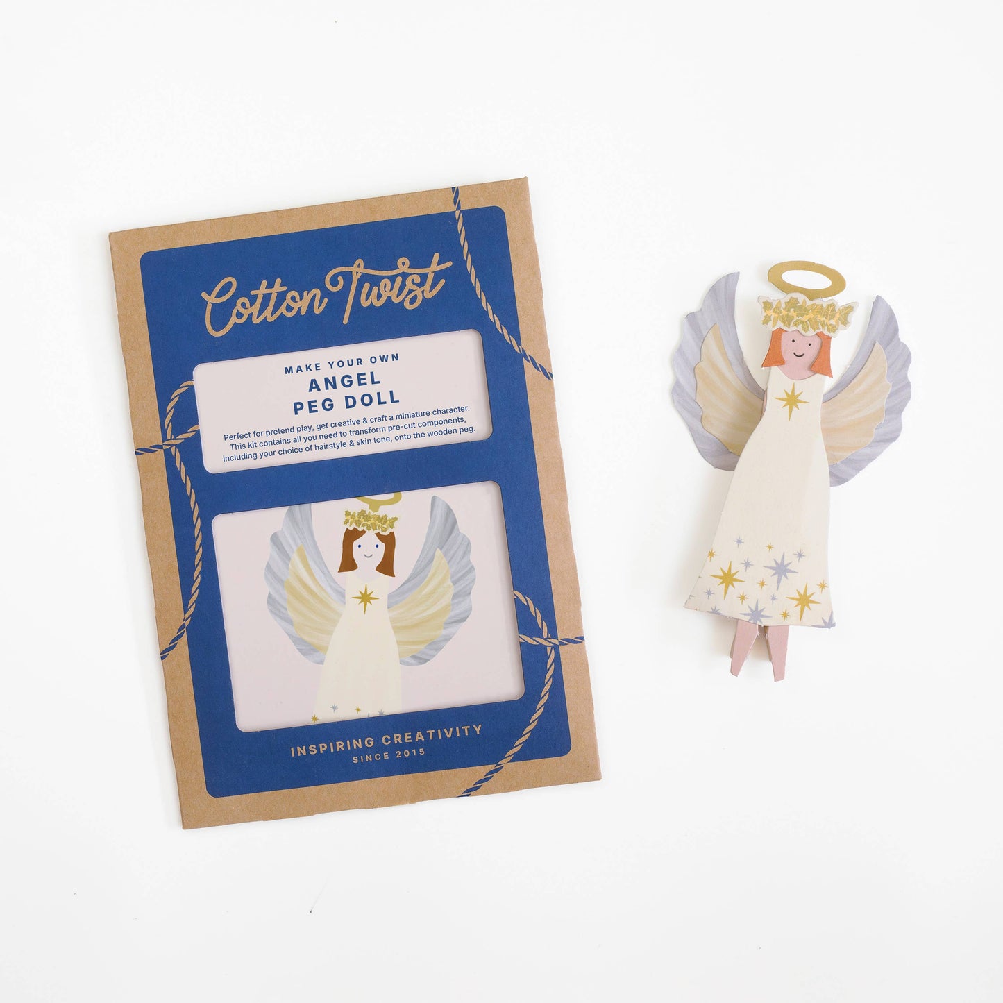 Cotton Twist - Make Your Own Angel Peg Doll