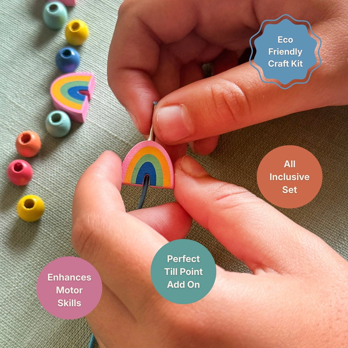 Cotton Twist Make Your Own Rainbow Bracelet