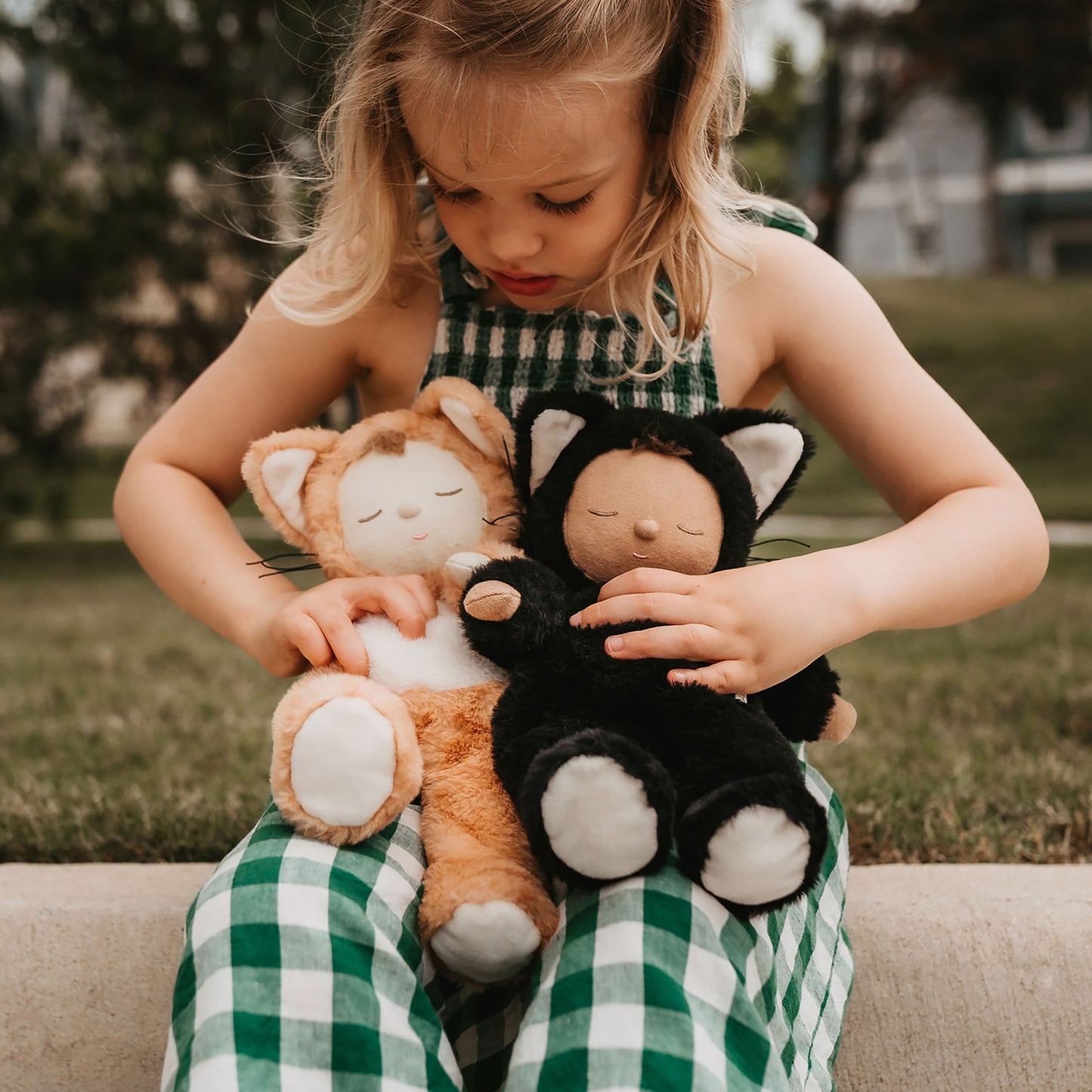 Olli Ella Cozy Dinkums - Black Cat Nox