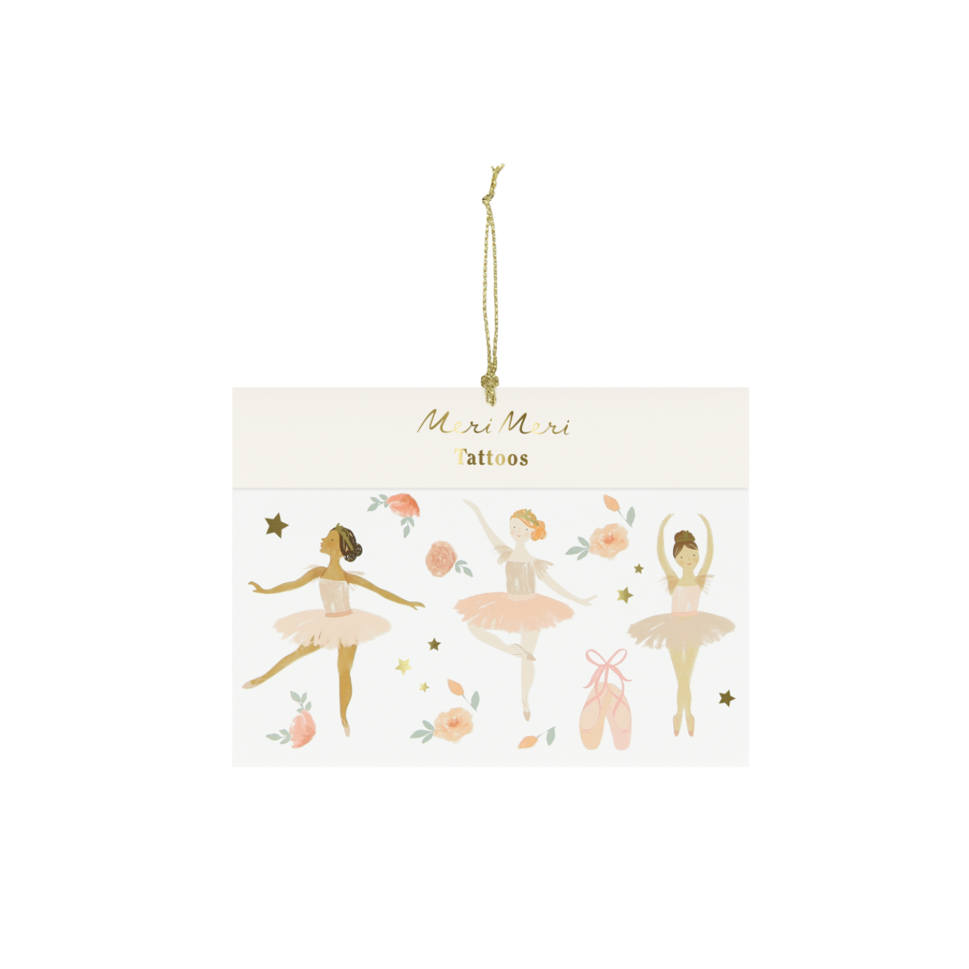 Meri Meri Sign Meri Meri Ballet Tattoos - Elegant & Fun Temporary Tattoos | Meri Meri ...