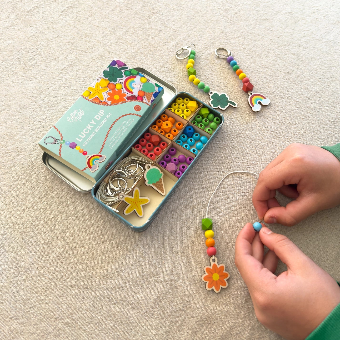 Cotton Twist Lucky Dip Keyring Making Kit