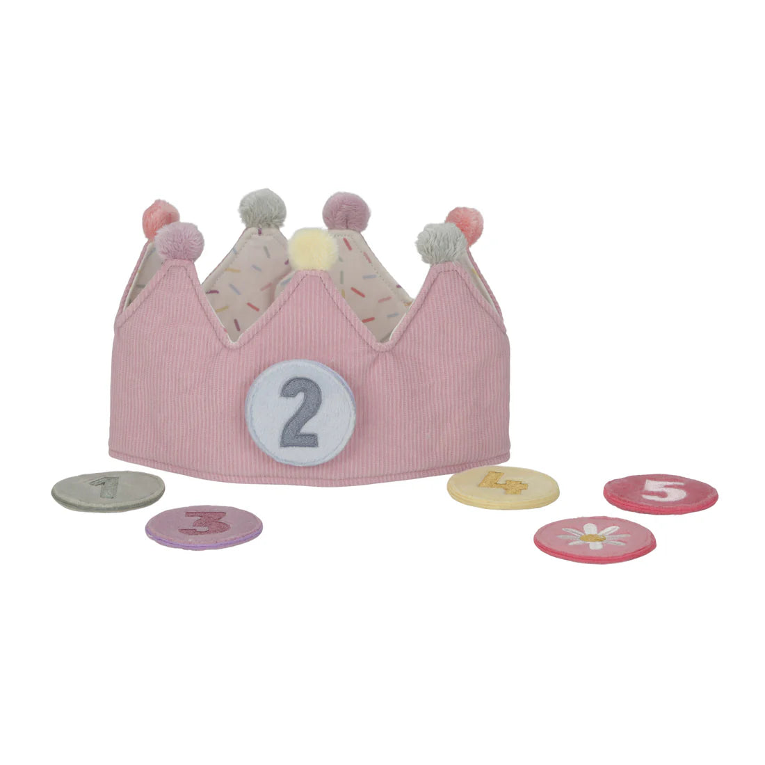 Little Dutch Birthday Crown with Numbers - Pink