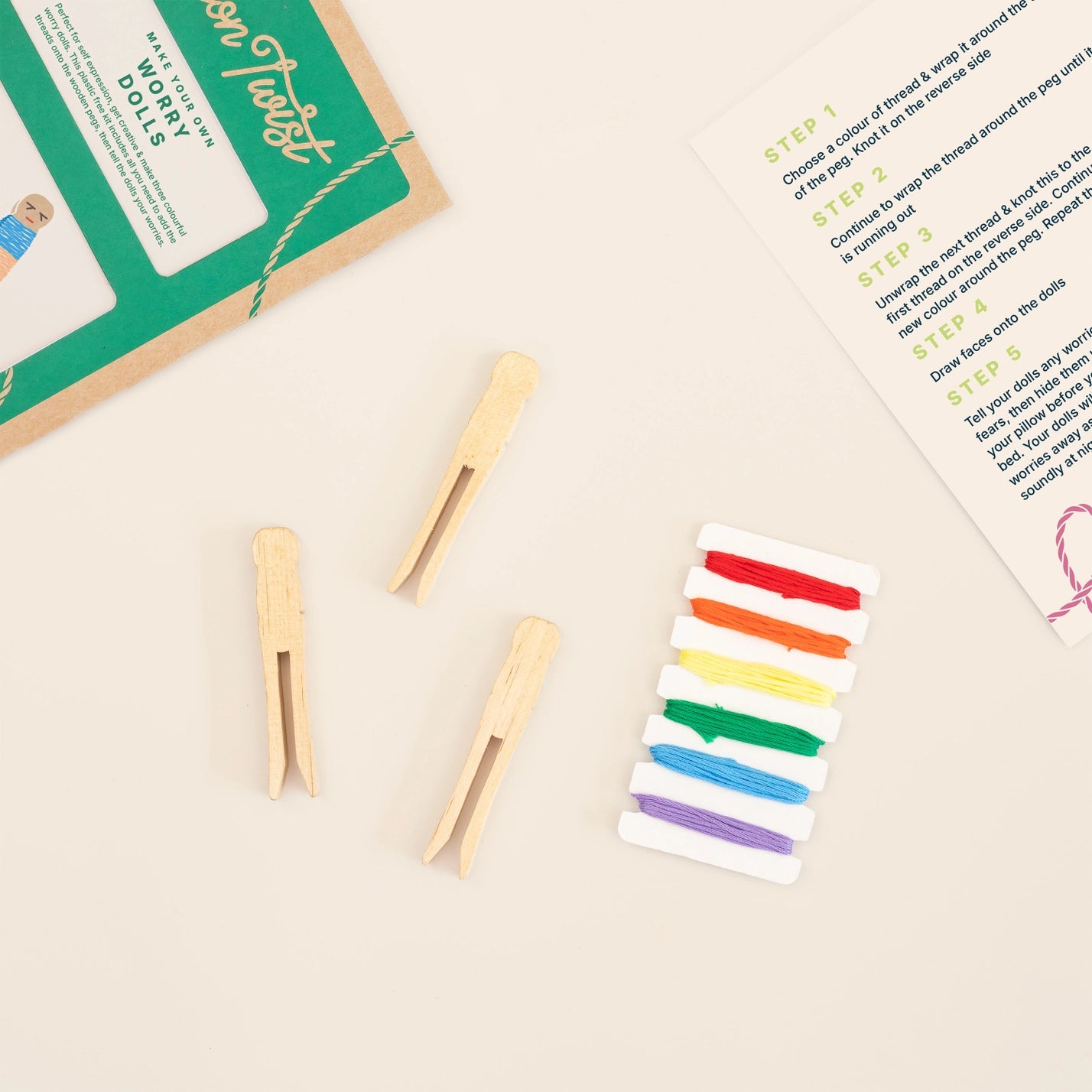 Cotton Twist Make Your Own Worry Dolls Kit